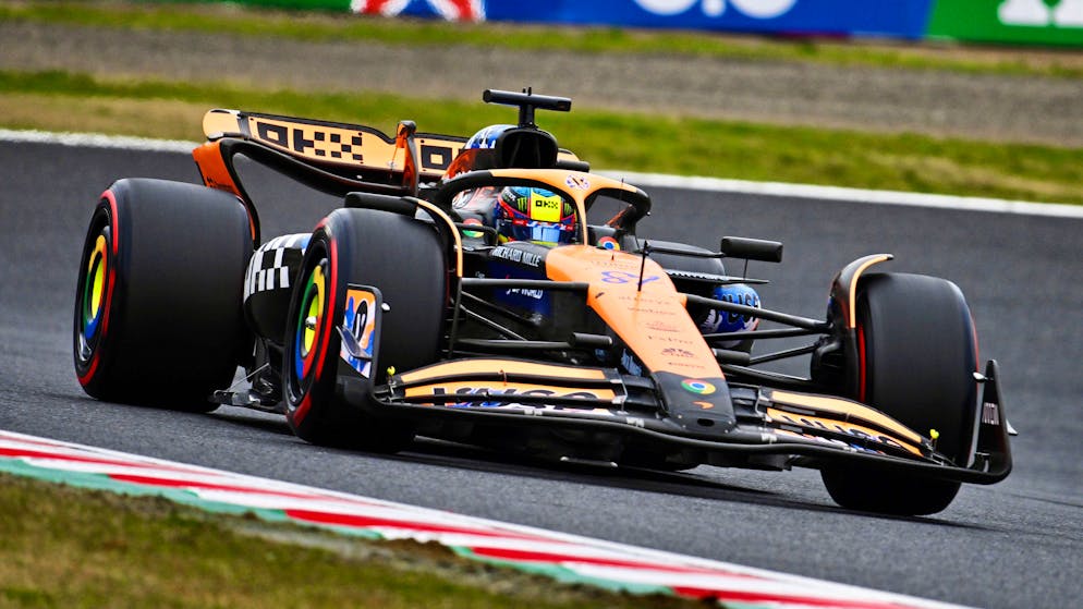 Oscar Piastri a réalisé le meilleur temps de la deuxième séance d'essais libres du GP du Japon.