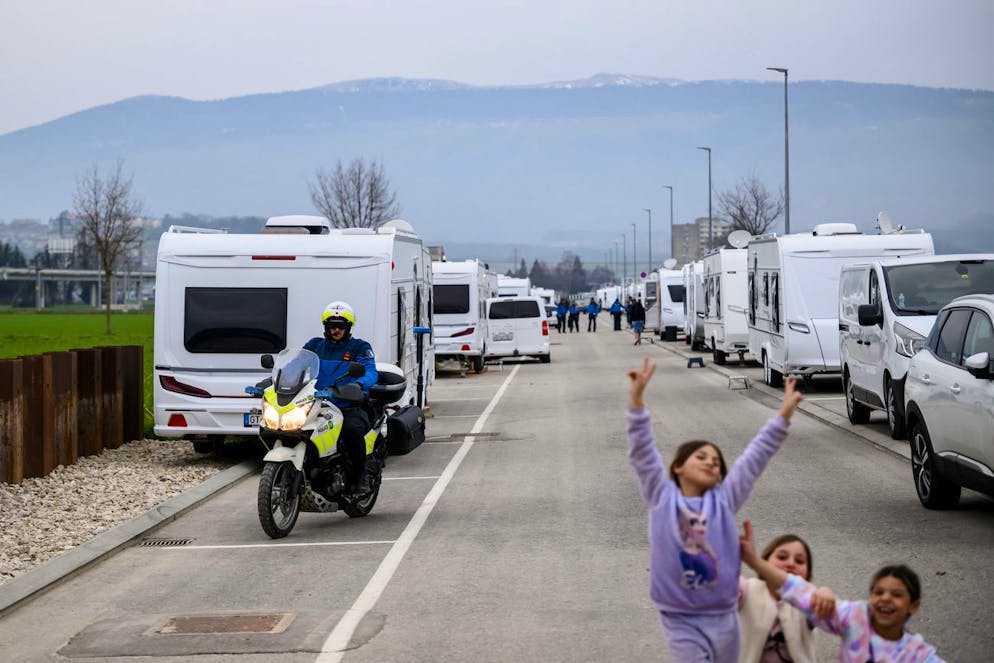 Comme l'été dernier, les gens de voyage installés à Yverdon ne sont pas partis dans les temps impartis par la Municipalité (archives).