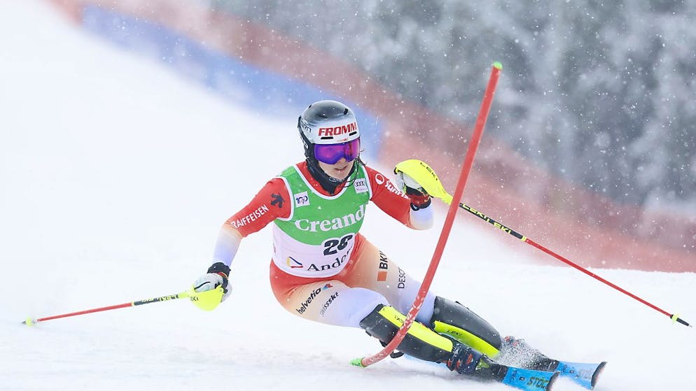 Nicole Good (hier im Slalom in Soldeu) erlitt bei ihrem Sturz unter anderem eine Gehirnerschütterung