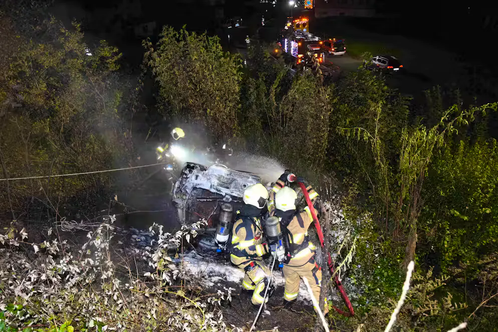 En octobre 2020, son véhicule a entièrement brûlé après un accident.