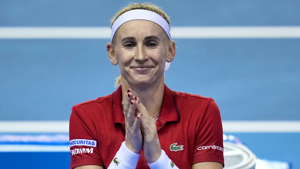 Jil Teichmann espère se relancer ce week-end contre la Pologne.