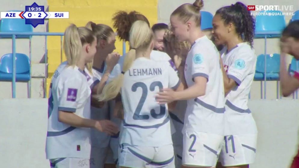 Die Schweizerinnen dürfen ein zweites Mal jubeln.