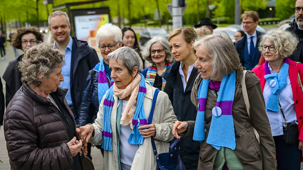 Der Europäische Gerichtshof für Menschenrechte (EGMR) ist auf die Beschwerde der Klimaseniorinnen eingetreten. (Archivbild)