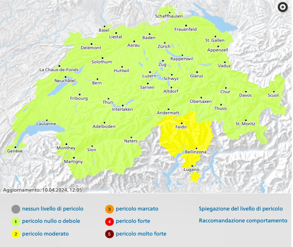 Am Mittwoch weht ein starker Wind im Tessin.