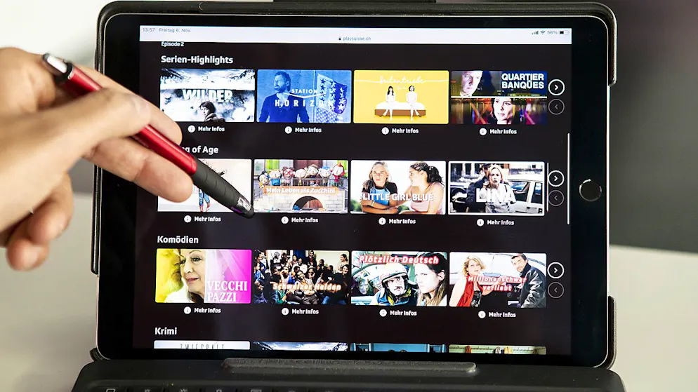 Die Streaming-Plattform Play Suisse ist für Nutzerinnen und Nutzer in der Schweiz gratis. (Archivbild)