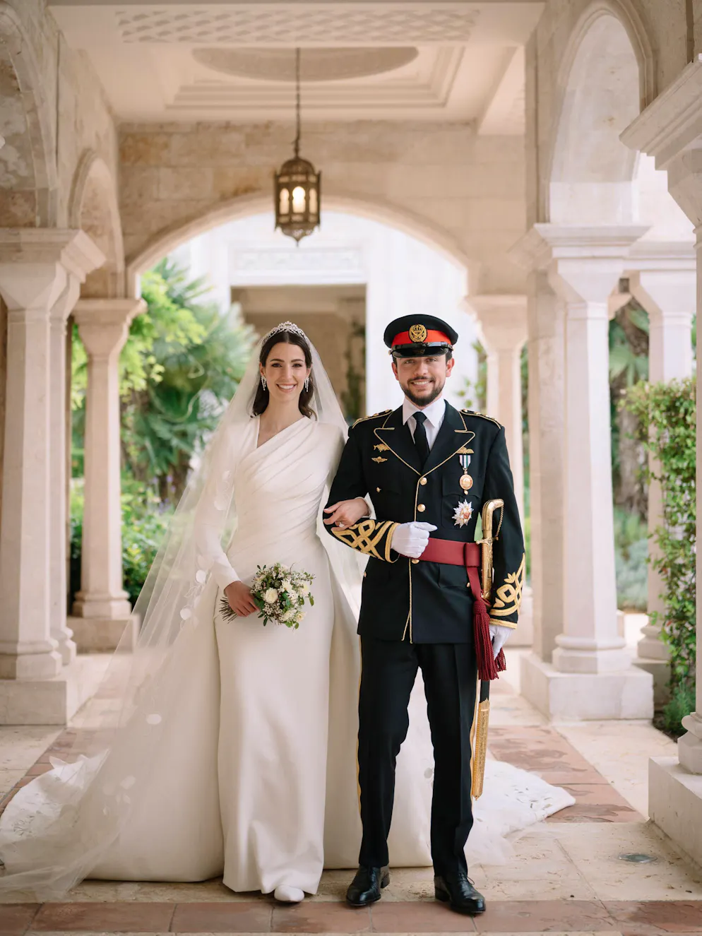 Die jordanische Prinzessin Rajwa ist schwanger. Es ist das erste Kind für den Thronfolger von Jordanien und seine Ehefrau. 