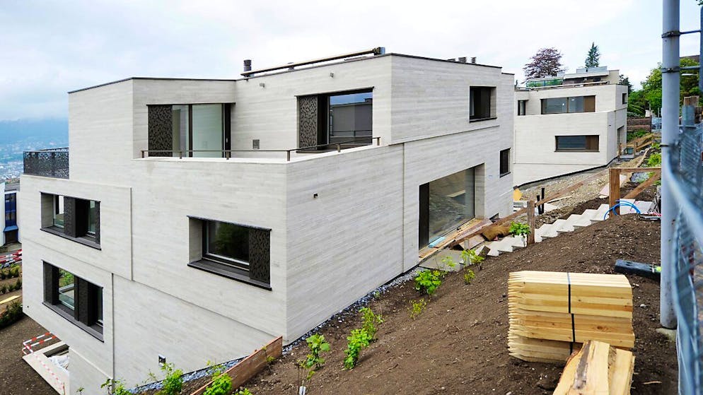 Eine Immobilie ist beinahe fertig gebaut (Symbolbild).