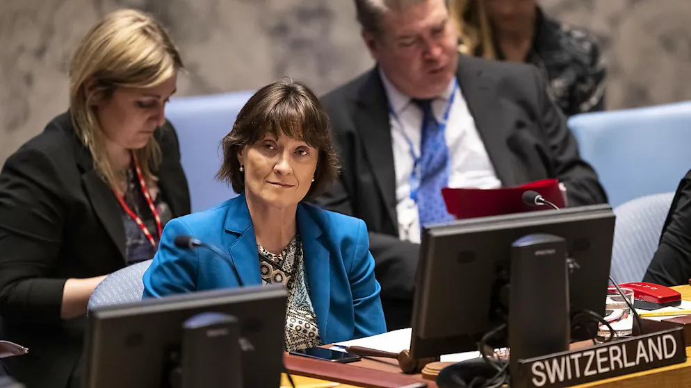 Botschafterin Pascale Baeriswyl vertritt die Schweiz während des zweijährigen Mandats als nichtständiges Mitglied im Uno-Sicherheitsrat. (Archivbild)