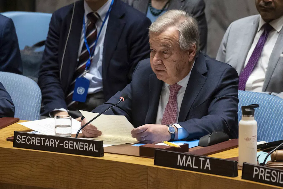 M. Guterres a répété sa condamnation de l'attaque lancée samedi par l'Iran contre Israël, dénonçant une «grave escalade». 