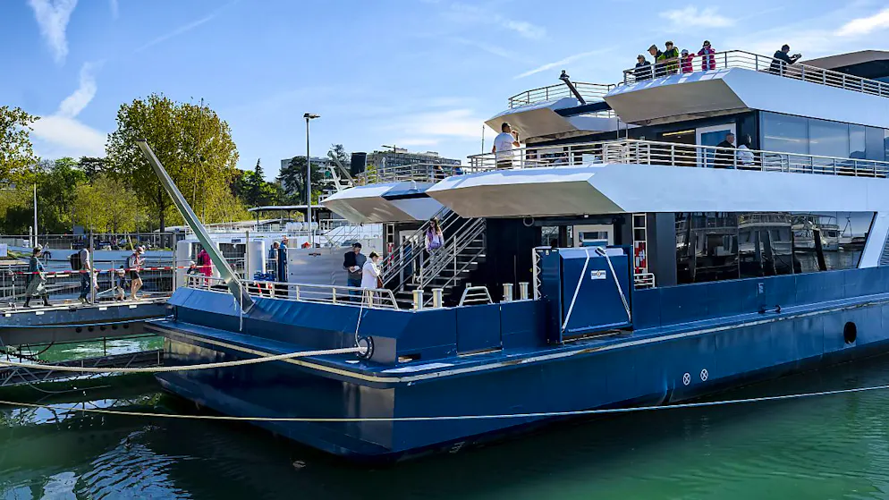 Des visiteurs ont découvert ce week-end le nouveau bateau Naviexpress lors des portes ouvertes de la CGN.