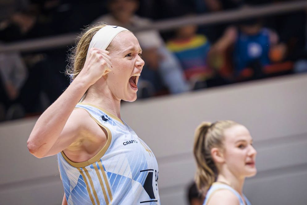 La joueuse fribourgeoise Abigail Fogg (ici lors de la SBL cup)