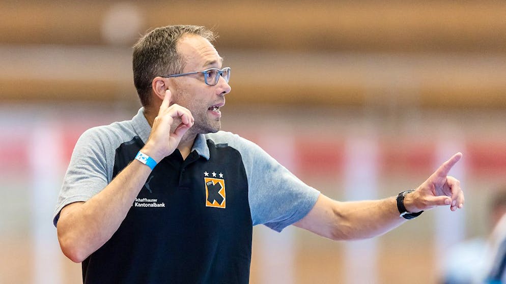 Kadetten Schaffhausens Trainer Hrvoje Horvat konnte mit dem Start der Halbfinal-Serie zufrieden sein