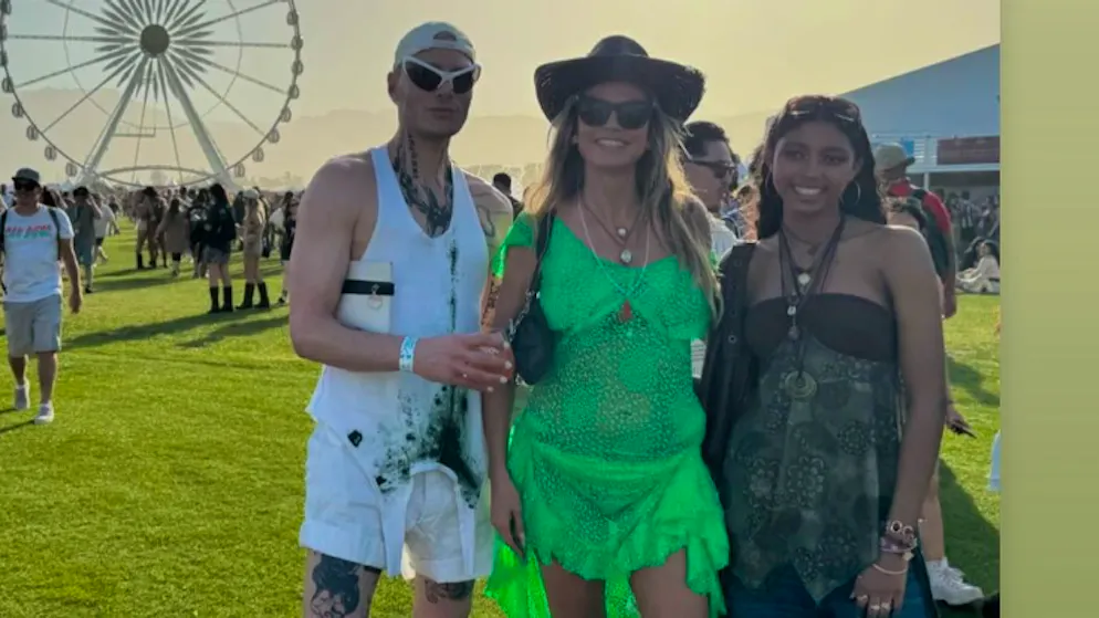 Coachella 2024. Schweizer Star-Designer Yannik Zamboni macht Party mit Heidi Klum
