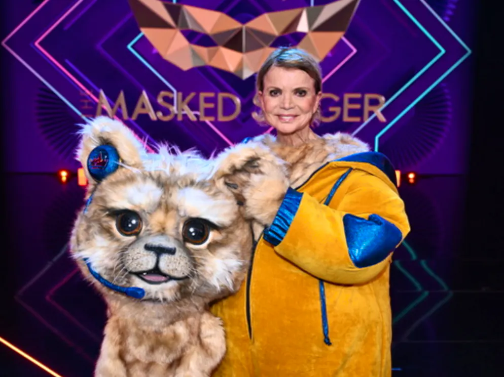 Schauspielerin Uschi Glas steckte im Babylöwen-Kostüm. Die 80-Jährige wäre noch gerne eine Weile in der Show geblieben. Doch sie ist in der zweiten Runde aufgeflogen.