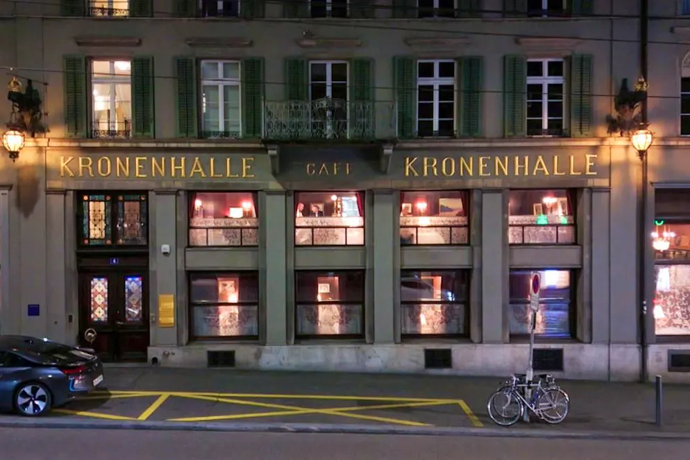 Restaurant mit Tradition: die Zürcher «Kronenhalle» am Bellevueplatz.