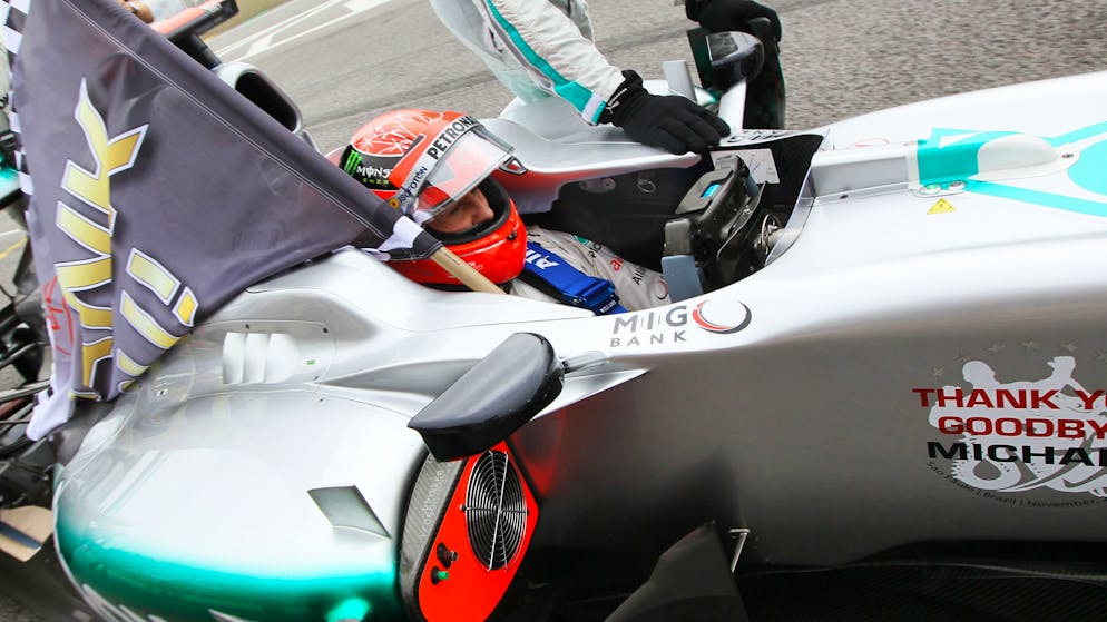 Michael Schumacher verabschiedet sich am 25. November 2012 definitiv aus der Formel 1.