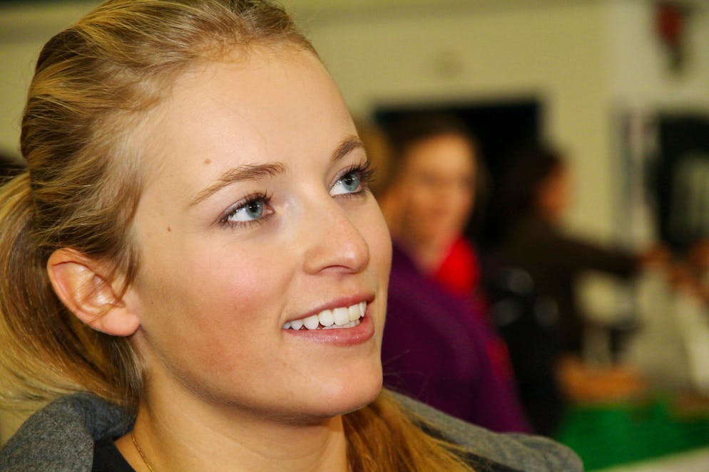 Lara Gut-Behrami im Oktober 2012.