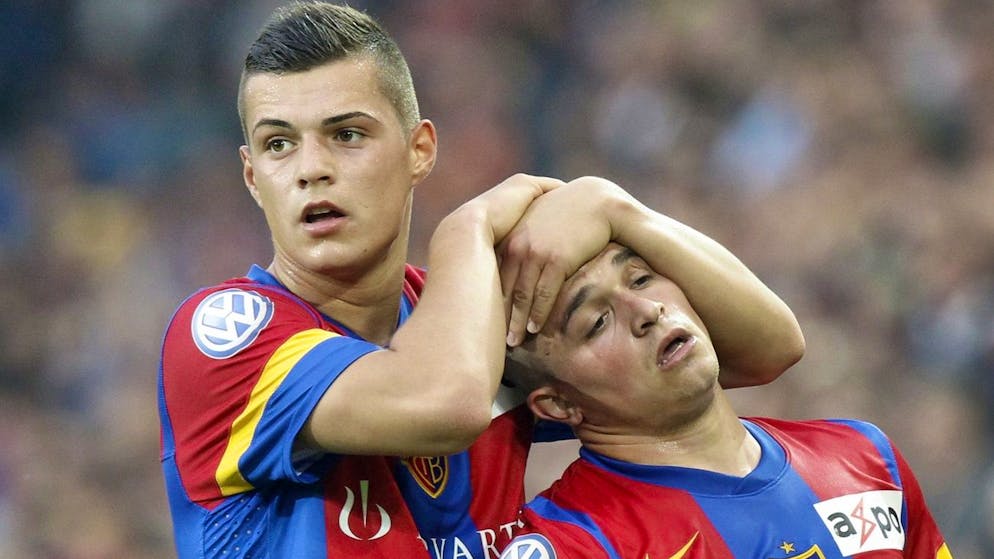 Die Basel-Eigengewächse Granit Xhaka und Xherdan Shaqiri wechseln im Sommer 2012 in die Bundesliga.