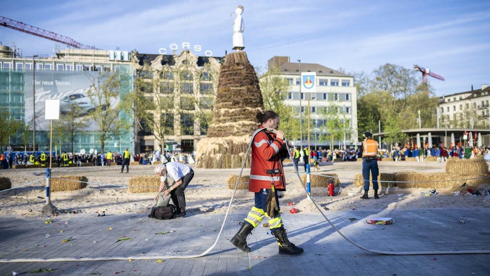 Es brennt nur in den sozialen Medien. «Nächstes Mal kann der Böögg im Homeoffice bleiben»