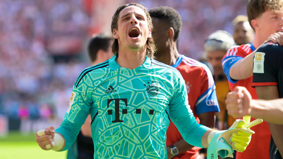 Ces Suisses ont tous remporté la Bundesliga. Yann Sommer, champion d'Allemagne 2023.