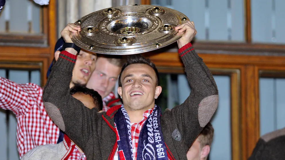 Ces Suisses ont tous remporté la Bundesliga. Xherdan Shaqiri, champion d'Allemagne 2014.