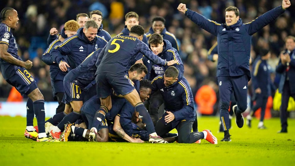 Drama in der Champions League. Real Madrid gewinnt den Penalty-Krimi gegen ManCity und folgt Bayern in den Halbfinal