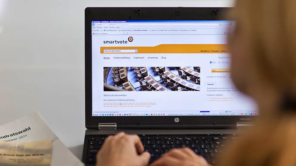 Die Wahlhilfeplattform Smartvote wird den Bielerinnen und Bielern für die kommenden Wahlen zur Verfügung stehen. Die Stadt hat den Beitrag an Smartvote genehmigt. (Symbolbild)