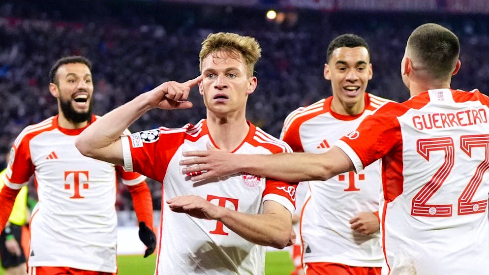 Münchner Titel-Hoffnung lebt. Kimmich köpft Bayern in den Halbfinal