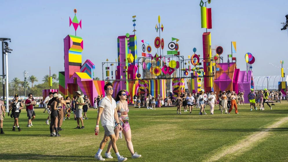 In calo i partecipanti al Coachella, il festival musicale in California considerato il più importante degli Stati Uniti.