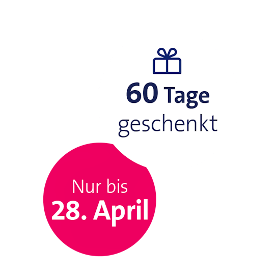blue SuperMax Doppelstörer mit 60 Tagen geschenkt und Deadline 28. April in pink