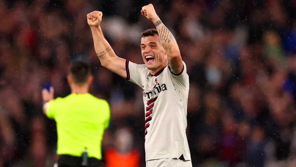 Europa League. Granit Xhaka et Leverkusen en demies, Noah Okafor et Milan sortis