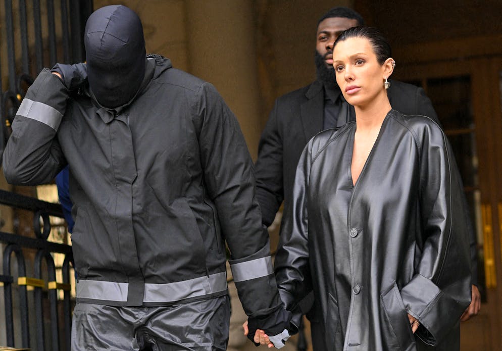 Kanye «Ye» West und seine Frau Bianca im Februar 2024.