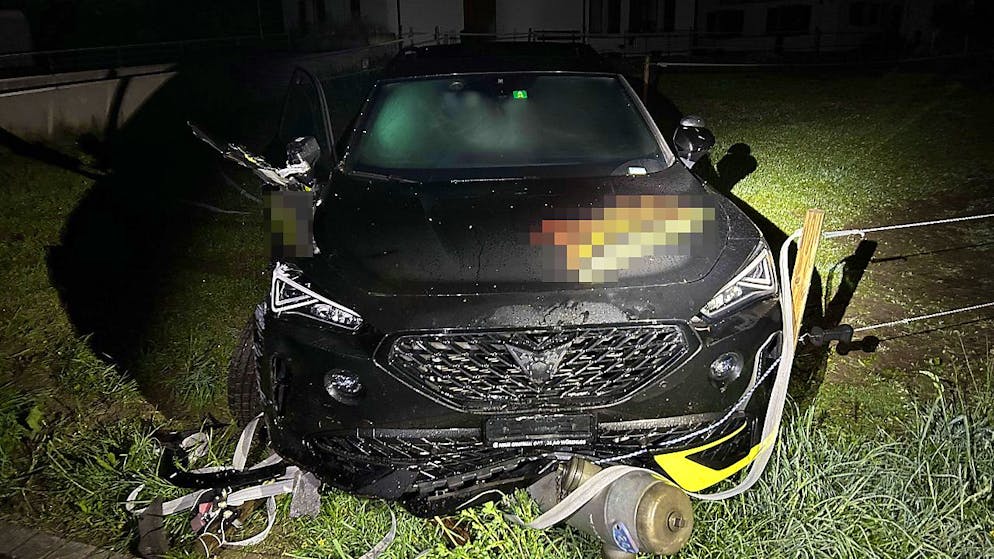 Am Auto des 28-Jährigen entstand Totalschaden. Er und sein Mitlenker blieben unverletzt.