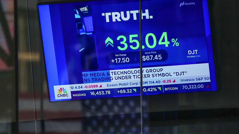 Trump Media and Technology Group a comme principal actif le réseau social Truth Social (archives).