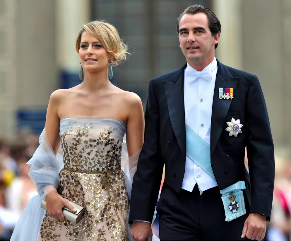 Prinz Nikolaos von Griechenland und  Tatiana Blatnik 2010 in Stockholm. Das Paar hat nach 14 Jahren die Scheidung eingereicht. Prinzessin Tatiana sucht nun mit einem Appell nach ihrem vermissten Bruder. 