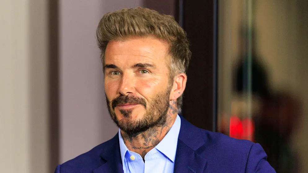 April 3, 2024, Fort Lauderdale, Florida, USA: David Beckham sits in the owners box during the Quarterfinals of the Champions Cup game between Inter Miami and Monterrey CF of Mexico on Wednesday April 3, 2024 at the Chase Stadium in Fort Lauderdale, Florida. Inter Miami loses to Monterrey, 1-2. JAVIER ROJAS/PI Fort Lauderdale U.S - ZUMAp124 20240403_zaa_p124_052 Copyright: xJavierxRojasx