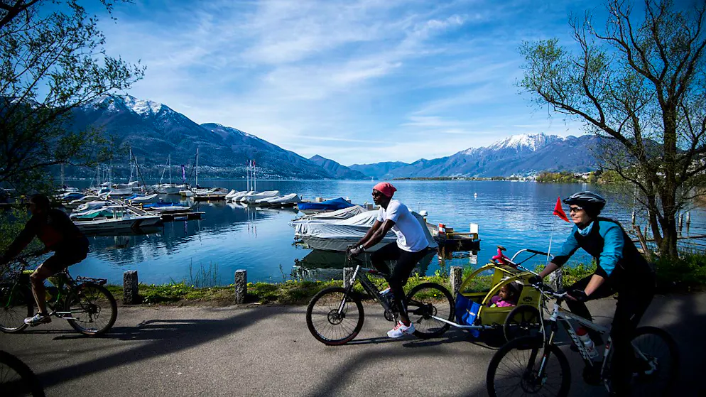 Slow-Up findet 2024 schweizweit an 18 verschiedenen Tagen und Orten statt. Den Anfang macht am Sonntag das Tessin. (Archivbild)