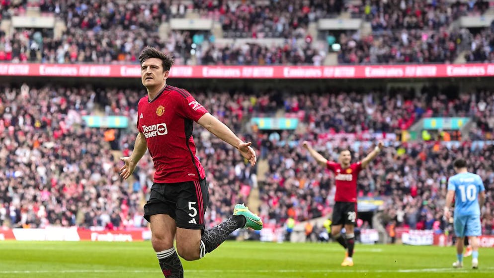 Am Ende reichte es Harry Maguire und Manchester United in den Final des englischen Cups