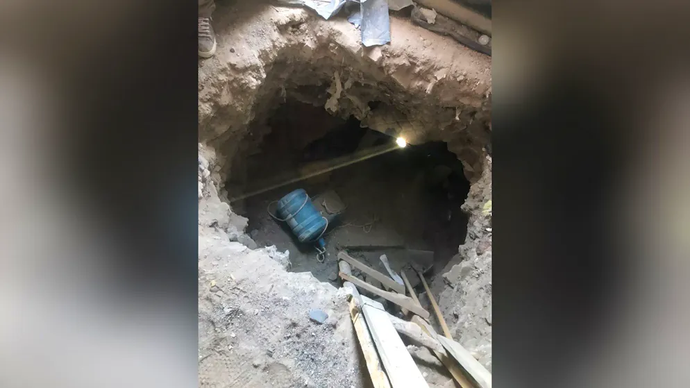 Vereitelter Gefängnisausbruch. Drogenboss wollte in diesem 300 Meter langen Tunnel fliehen