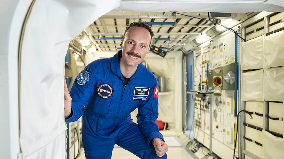 Der neue Schweizer Astronaut Marco Sieber hat keine Angst vor dem Weltraum.