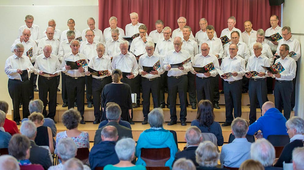 Ein Männerchor im Dorf ist oft als Verein organisiert. Alle Vereine müssen Steuerklärungen einreichen, obwohl viele keine Steuern bezahlen. Der Aargauer Regierungsrat will prüfen, wie das vereinfacht werden kann. (Symbolbild)