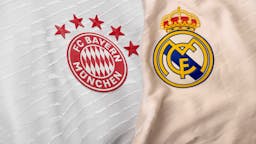 blue Sport Topspiel UEFA Champions League Trikots Bayern München und Real Madrid