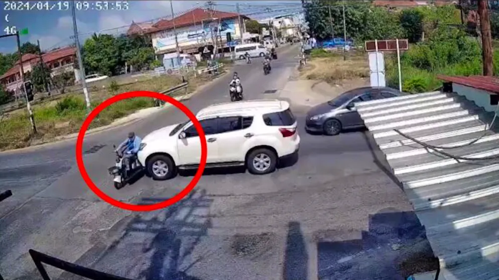 Unfall in Pattaya, Thailand. Schweizer Auswanderer wird angefahren und schwer verletzt