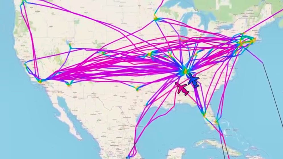 7 Mal um die Erde. So oft flog Taylor Swift mit dem Privatjet durch die Welt