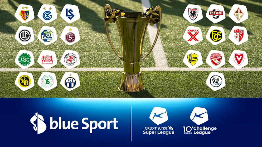 blue Sport continuera à fournir une couverture en direct complète et de qualité de la Super League et de la Challenge League en allemand, français et italien.