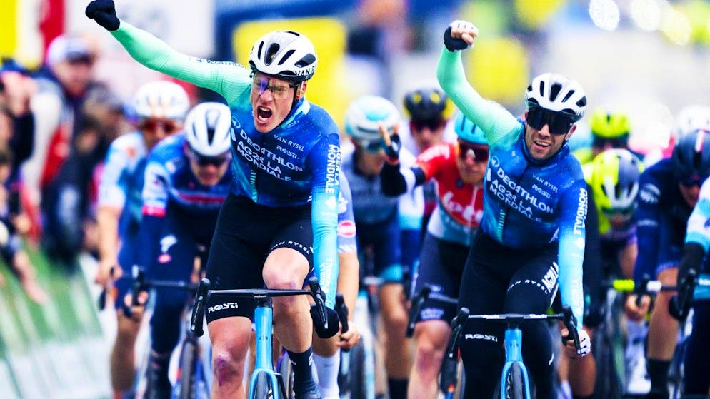 Tour de Romandie. Godon de Decathlon fait d'une pierre deux coups !