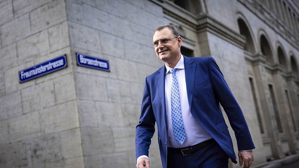 SNB-Präsident Thomas Jordan in den Strassen von Zürich (Archivbild).