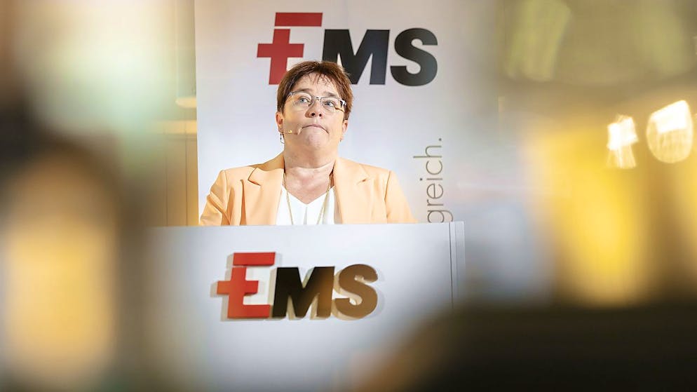 Magdalena Martullo-Blocher ist CEO der Ems-Chemie: Ihr Konzern musste im ersten Quartal einen Rückgang beim Umsatz hinnehmen (Archivbild).