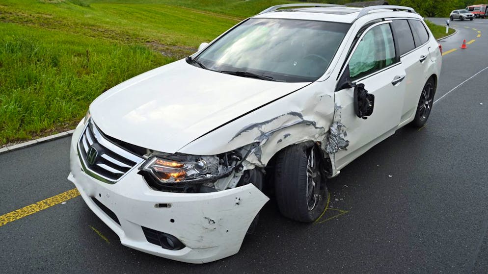 Auf der Seeburgstrasse kam es am Donnerstagmorgen zu einer Kollision zweier Autos.