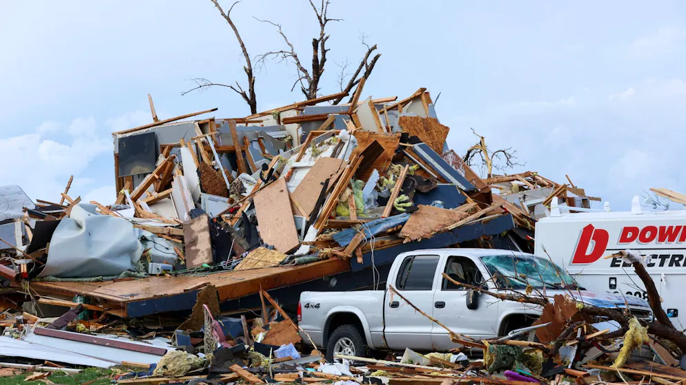 In dem US-Bundesstaat Nebraska haben gleich mehrere Tornados schwere Schäden angerichtet.